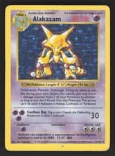 Alakazam 1/102 Pokemon TCG Base Set (Shadowless) HP