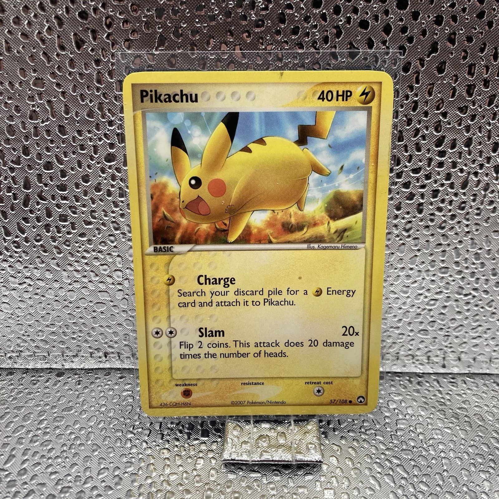 Pokémon TCG Pikachu EX Power Keepers 57/108 Regular Common Non Holo LP