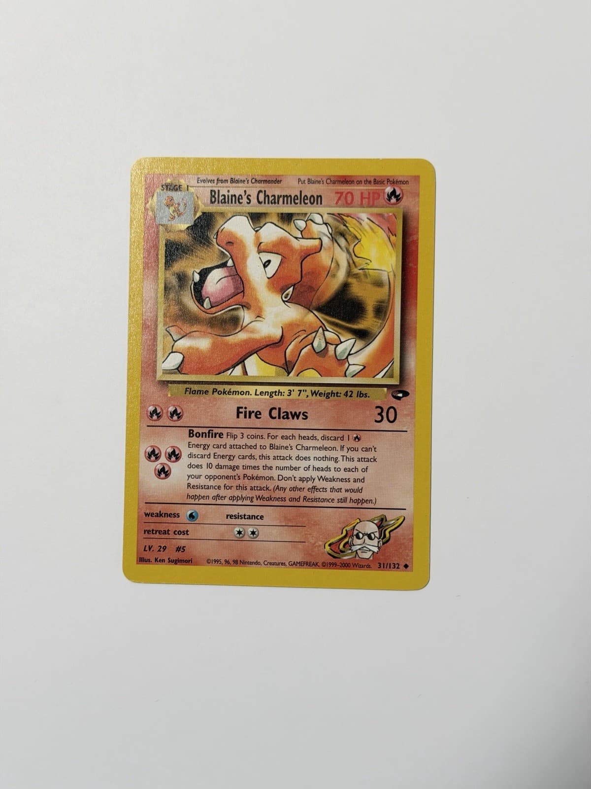 Pokémon TCG Blaine's Charmeleon Gym Challenge 31/132 Unlimited Uncommon