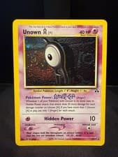 2001 POKEMON TCG NEO DISCOVERY 33/75 UNOWN [A] UNLIMITED NON-HOLO RARE NEAR MINT