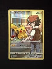 Pokemon CEC 241/236 - Cosmic Eclipse Pikachu Secret Rare Full Art - LP