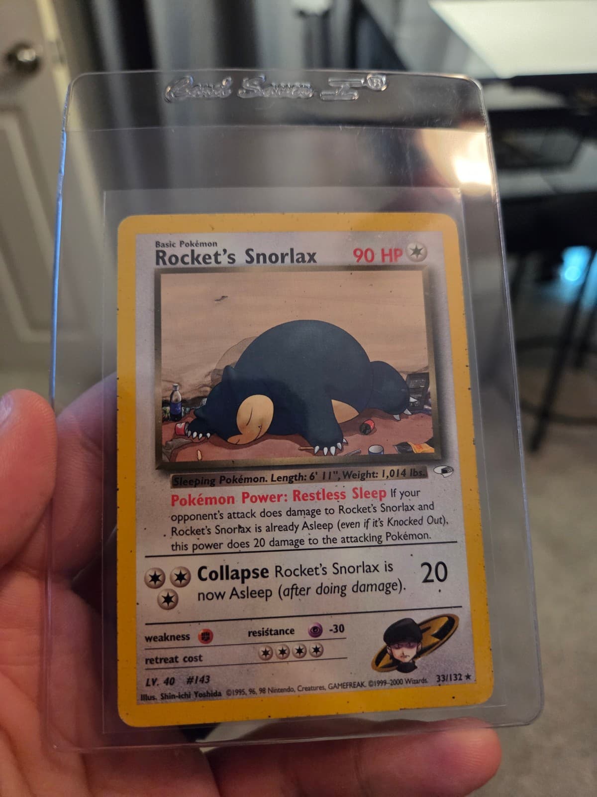 Rocket's Snorlax 033/132 Gym Heroes Regular