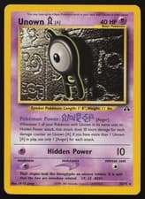 Unown [A] 33/75 Rare Neo Discovery Pokemon Unlimited Near Mint
