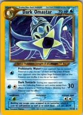 Dark Omastar 19/105 Rare Neo Destiny Pokemon Unlimited Lightly Played