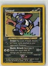 Sneasel Unlimited Rare Neo Revelation 24/64 HP