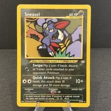 Sneasel 24/64 Neo Revelation Rare Non-Holo Vintage Pokemon TCG Card