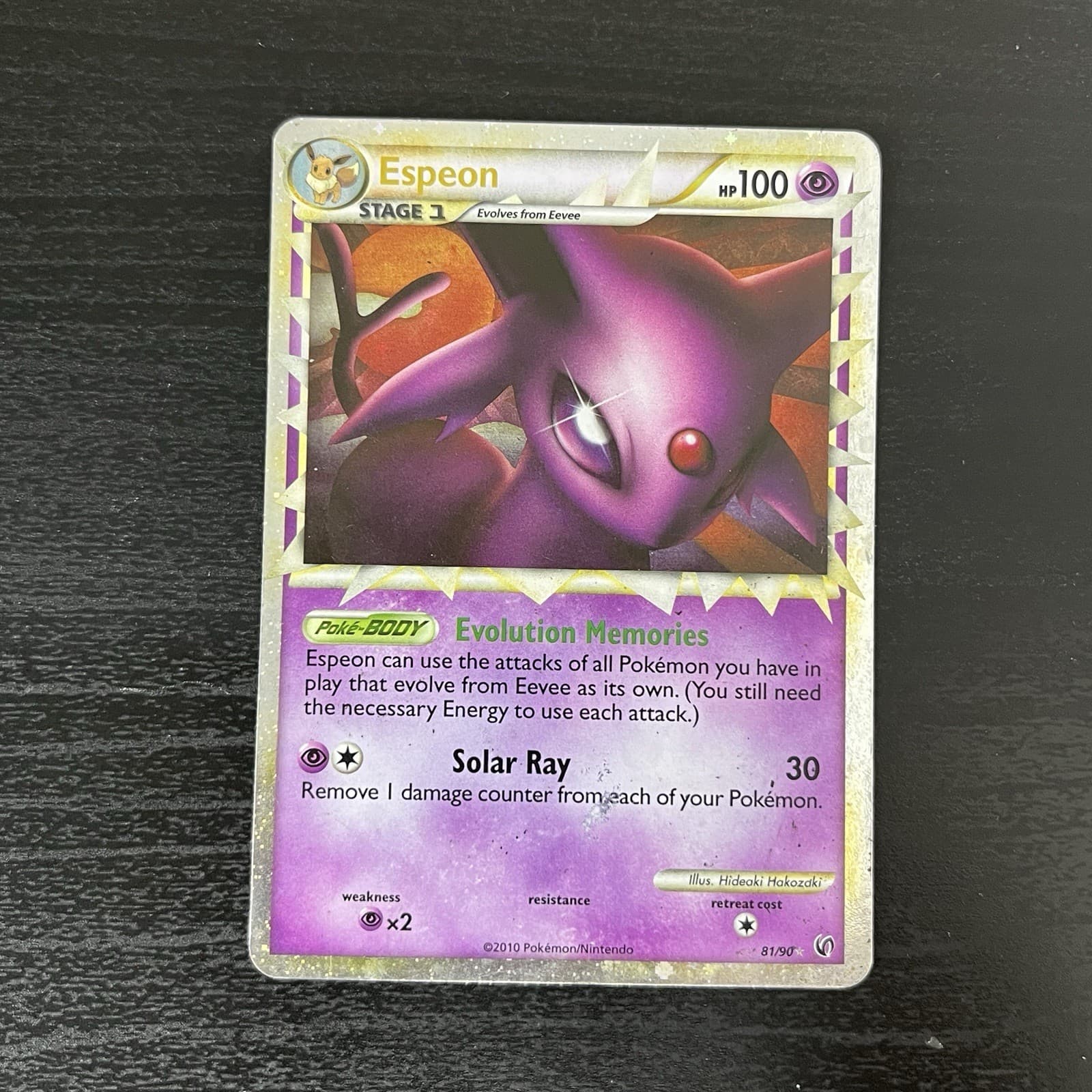 Espeon Prime 81/90 Undaunted Holofoil Ultra Rare Pokemon TCG HP