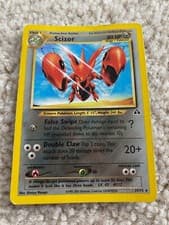 Pokemon Card Scizor Rare Non-Holo Neo Discovery 29/75  LP  Nice! 2001