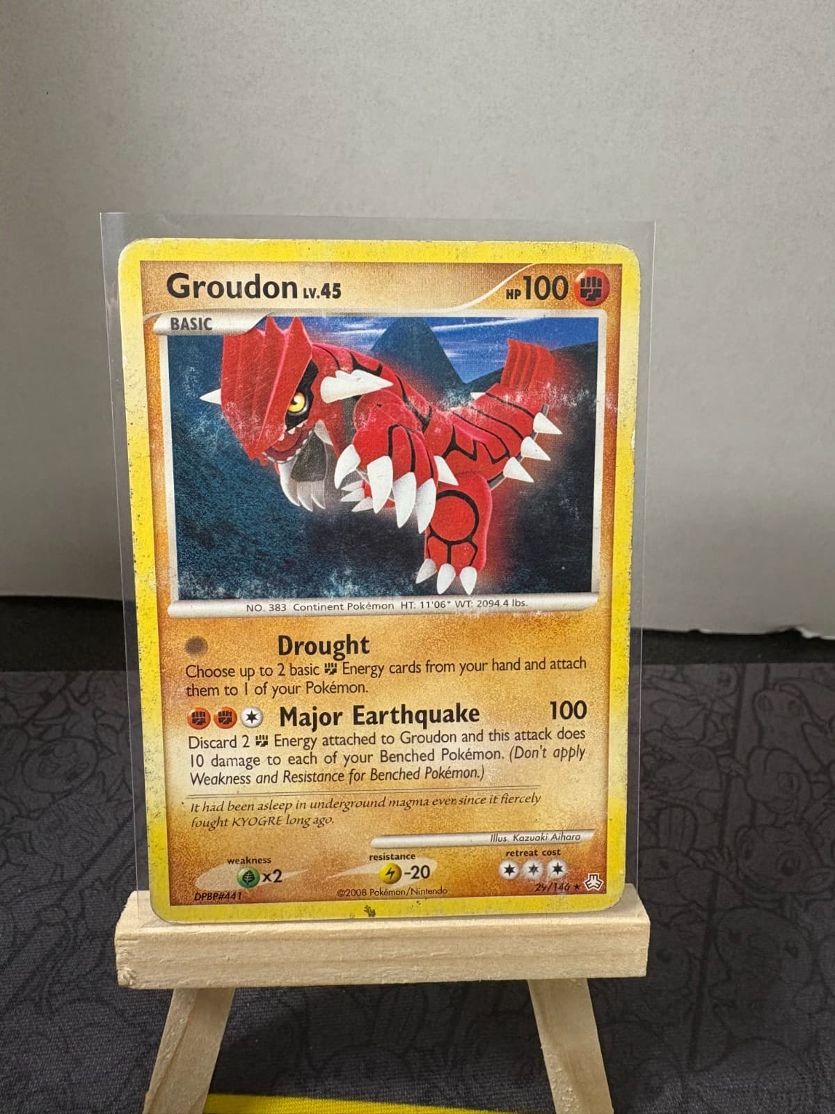 Groudon 29/146 Legends Awakened Regular HP