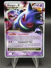 POKEMON PLATINUM ARCEUS | ULTRA RARE #97 GENGAR LEVEL LV X | MP/HP