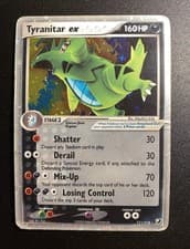 Pokemon Card-Tyranitar Ex-Holo-Unseen Forces-111/115-ENG-Played