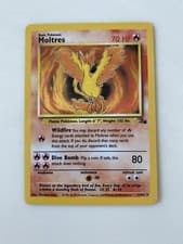 Moltres Holo 1st Edition Fossil 12/62 Holo Foil Pokemon Card