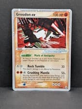 Groudon ex 93/101 Hidden Legends Holo Rare Pokemon TCG Nintendo MP