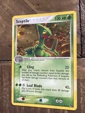 Sceptile 4/17 POP Series 1 Holo Rare Vintage 2004 Cosmos Promo MP/LP 🌀