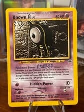 Pokémon Unown [A] 33/75 Neo Discovery Basic Rare Regular 40HP Hidden Power