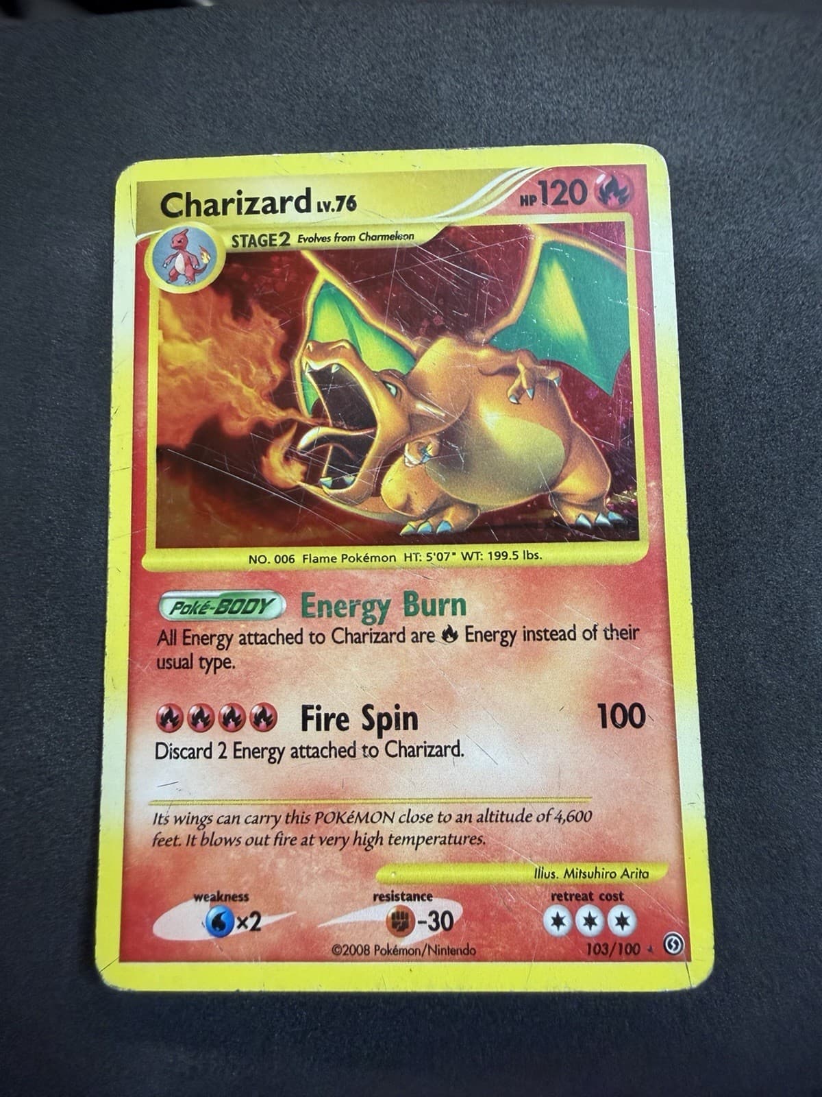 Charizard 103/100 Stormfront Holo