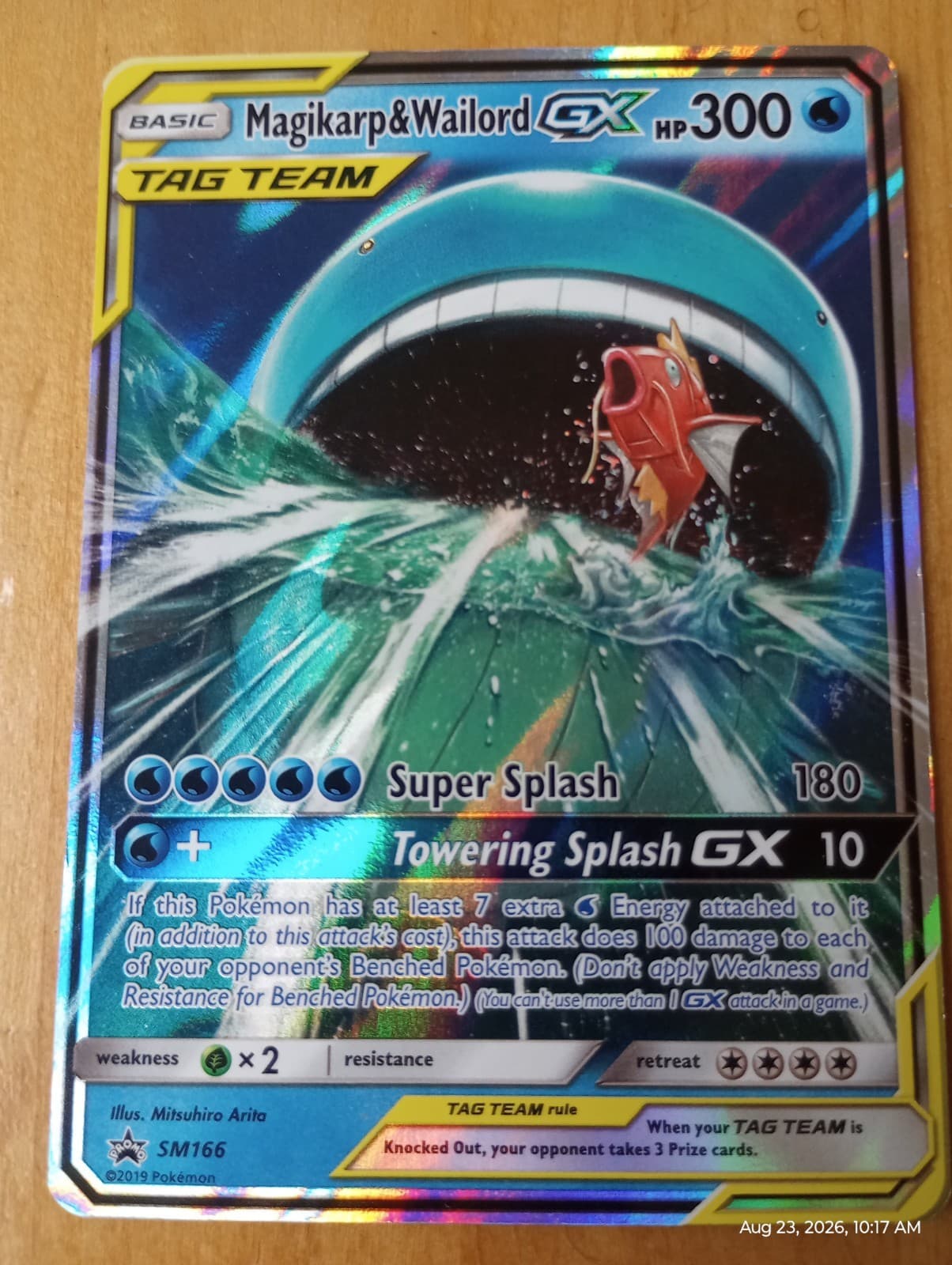 Magikarp & Wailord GX SM166 Sm Holo