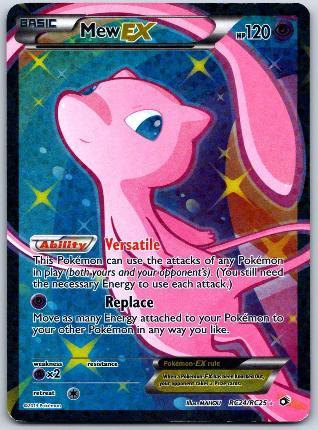 Mew EX Full Art RC24/RC25 Holo Legendary Treasures Radiant Collection Pokemon MP