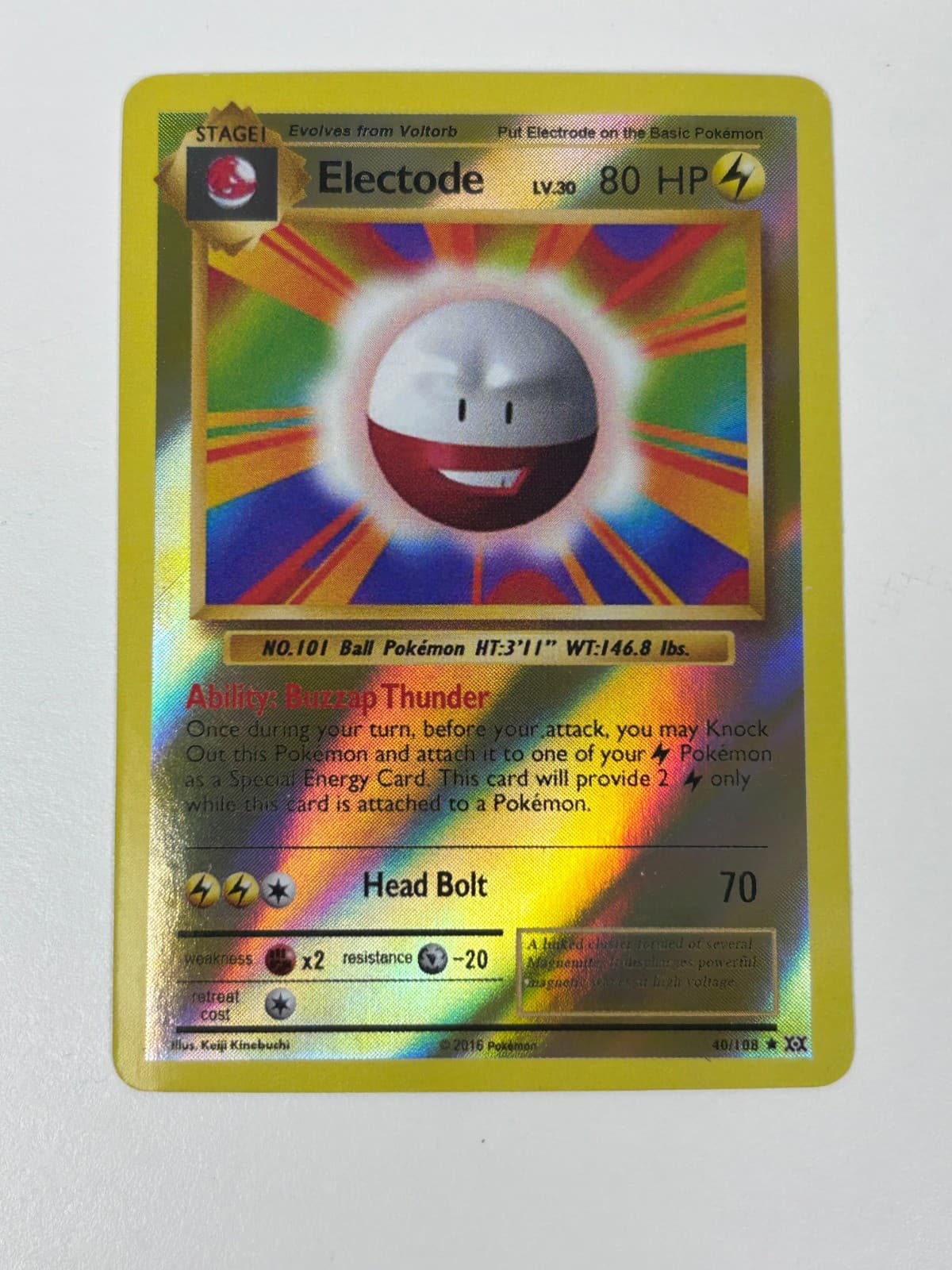 Electrode Unlimited Rare Base Set (Shadowless) 021/102 LP
