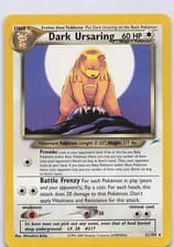 Dark Ursaring Unlimited Rare Neo Destiny 021/105 NM