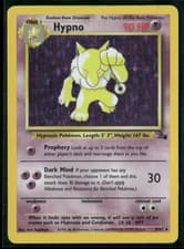 1999 Pokemon Fossil Hypno 8/62 Holo Rare WOTC English EX