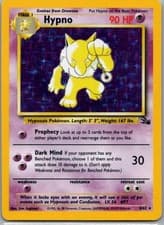 Pokemon TCG Hypno 8/62 Fossil Holo LP