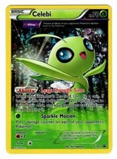 2015 Pokemon XY #XY93 Celebi Black Star Promo (LP+)