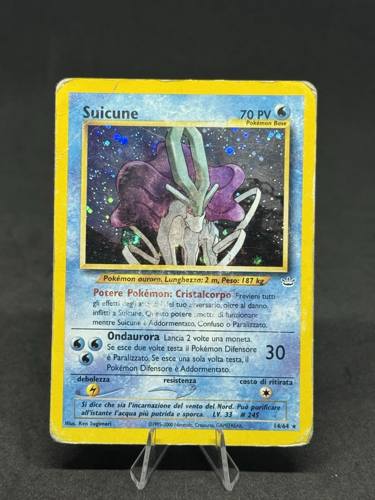 Suicune 14/64 Neo Revelation Holo [ITALIAN]