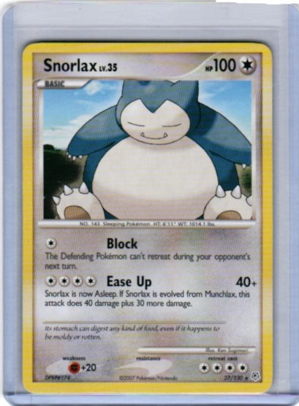Diamond and Pearl #37/130 Snorlax