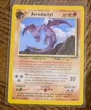 2001 POKEMON NEO REVELATION AERODACTYL CARD 15/64 STAGE 1 60 HP