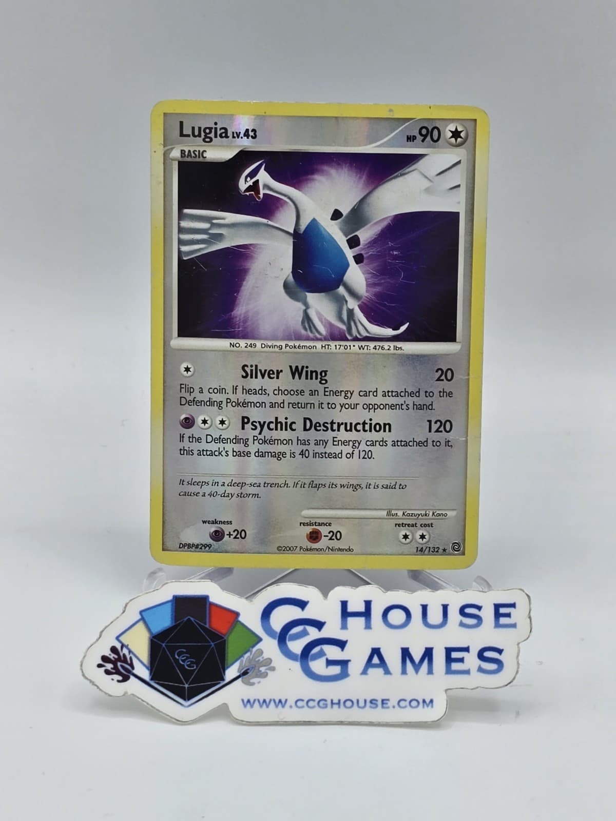 Lugia lv 43 14/132 Reverse Holo Secret Wonders Pokemon #X *CCGHouse* RA