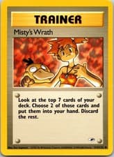 Misty's Wrath Unlimited Uncommon Gym Heroes 114/132 MP