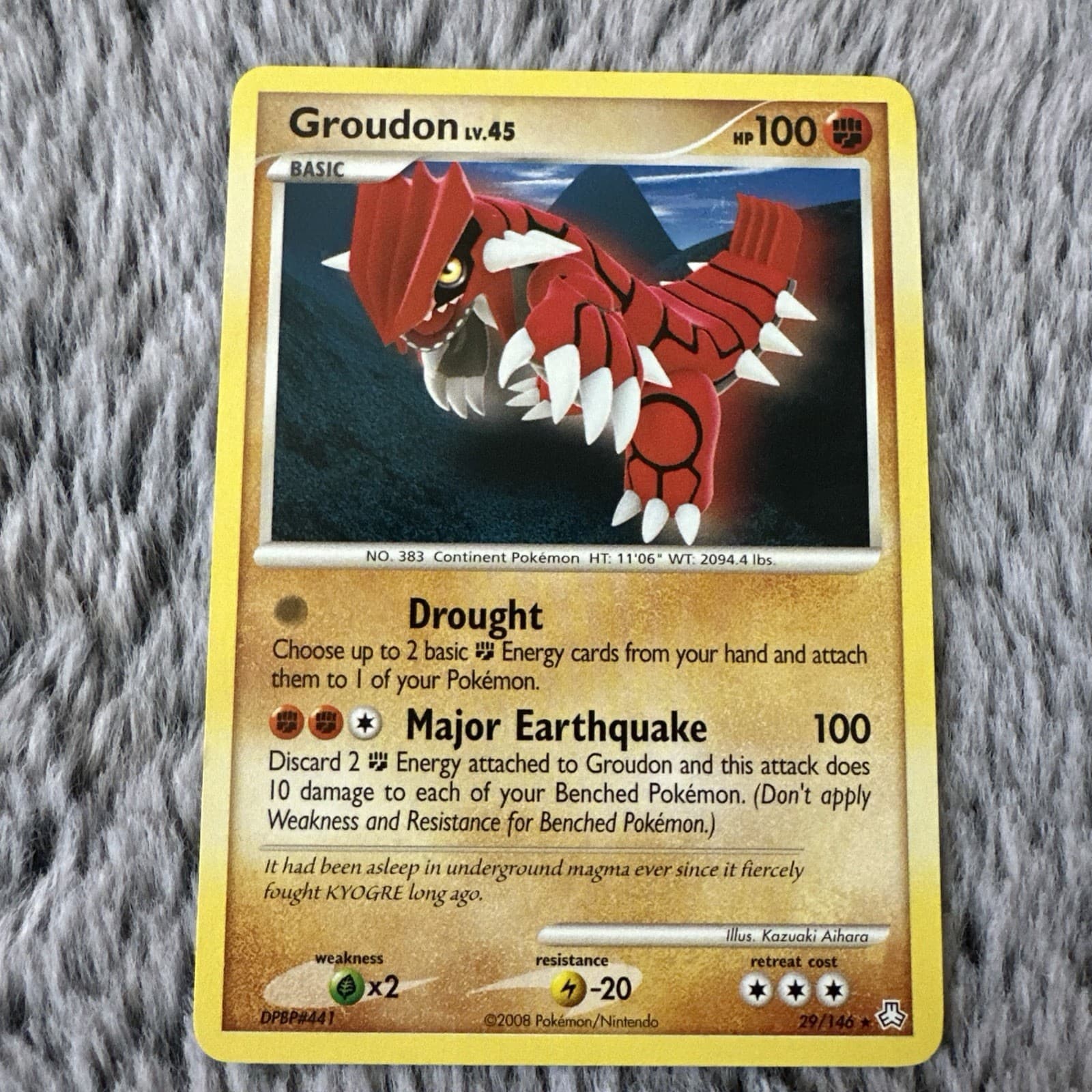 Groudon Rare Legends Awakened 29/146 Non Holo LP