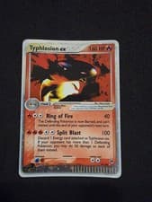 Pokémon Typhlosion ex EX Sandstorm Holo Rare Card 99/100 160 HP 2003 Vintage