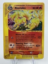 Pokemon TCG SWIRL Ninetales H19/H32 Aquapolis Holo E-Reader LP
