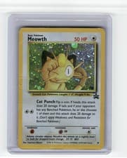 Meowth WoTC Promo Promo Pokemon Heavily played
