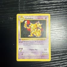 Kadabra Base Set 1st Edition 32/102 (1999) SHADOWLESS Vintage