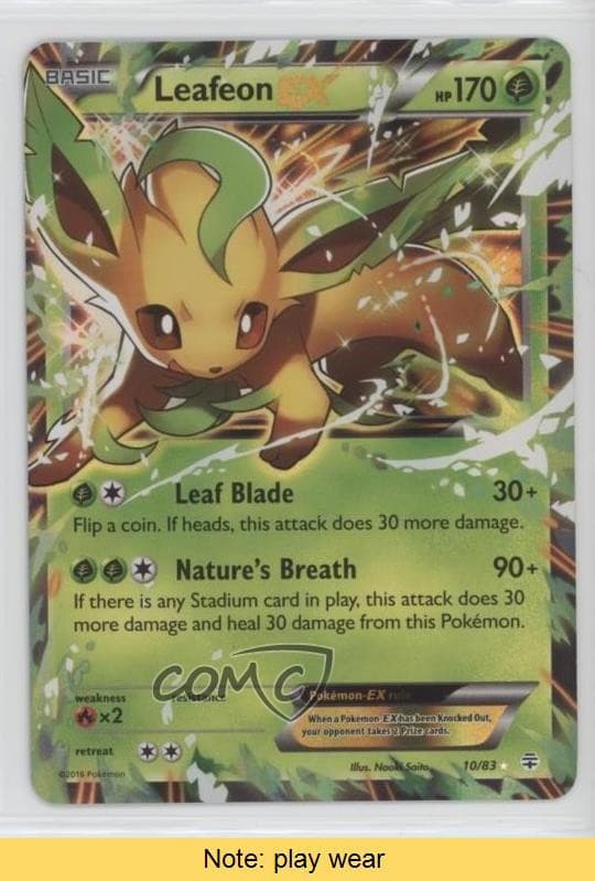 Leafeon EX Pokémon XY Generations #10 READ k5i