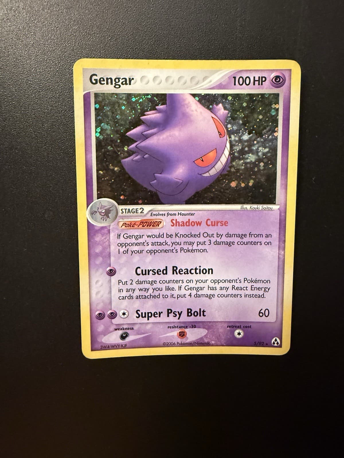 Gengar Holo 5/92 - Ex Legend Maker - English Pokemon Card