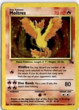 Moltres (12) Holo Rare Fossil 12/62 MP