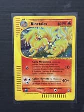 Ninetales H19/H32 ITALIAN Aquapolis Holo Rare Pokemon TCG Nintendo e-reader HP