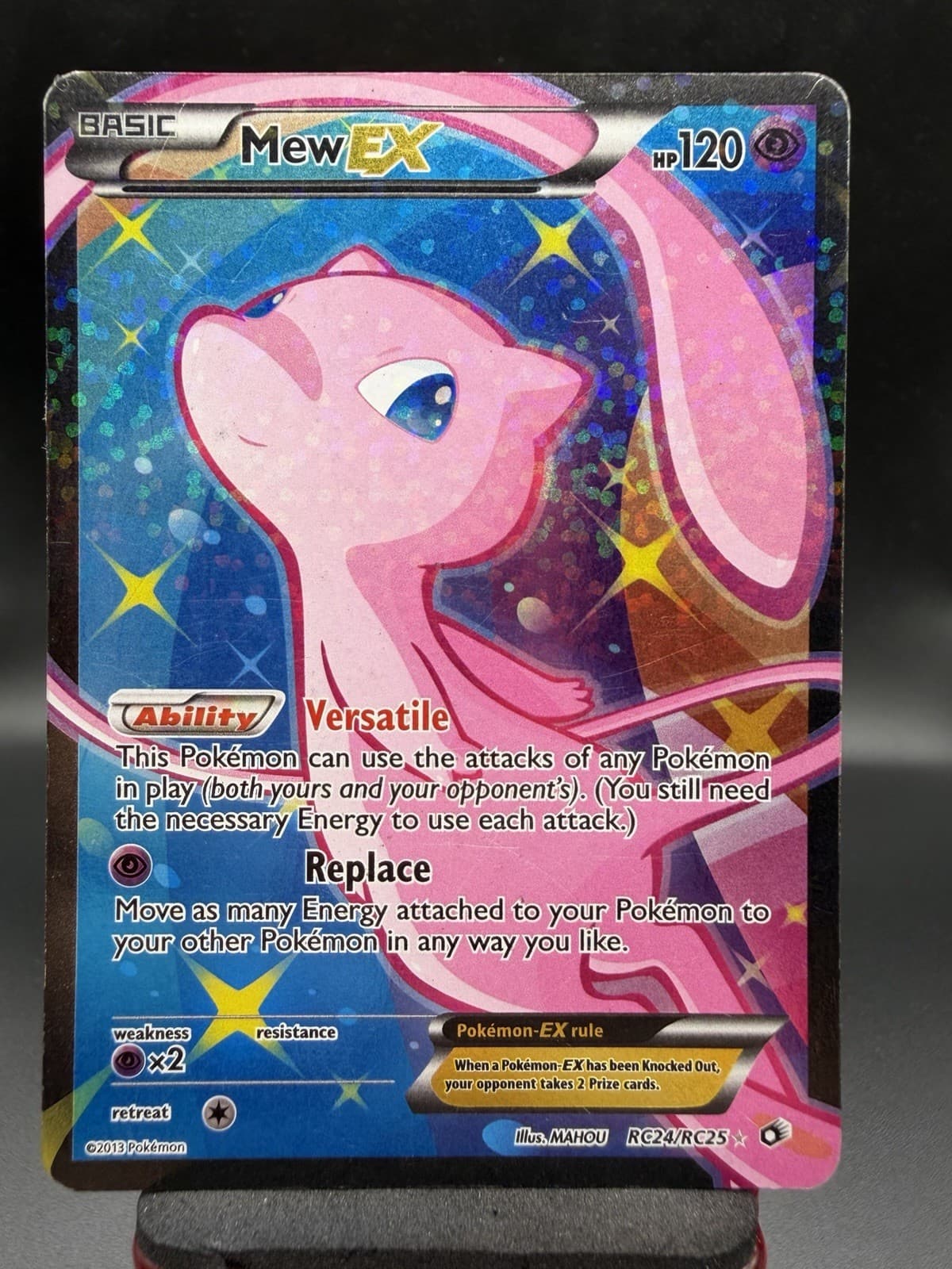 Pokémon Mew ex RC24/RC25 Legendary Treasures Radiant Collection Full Art MP
