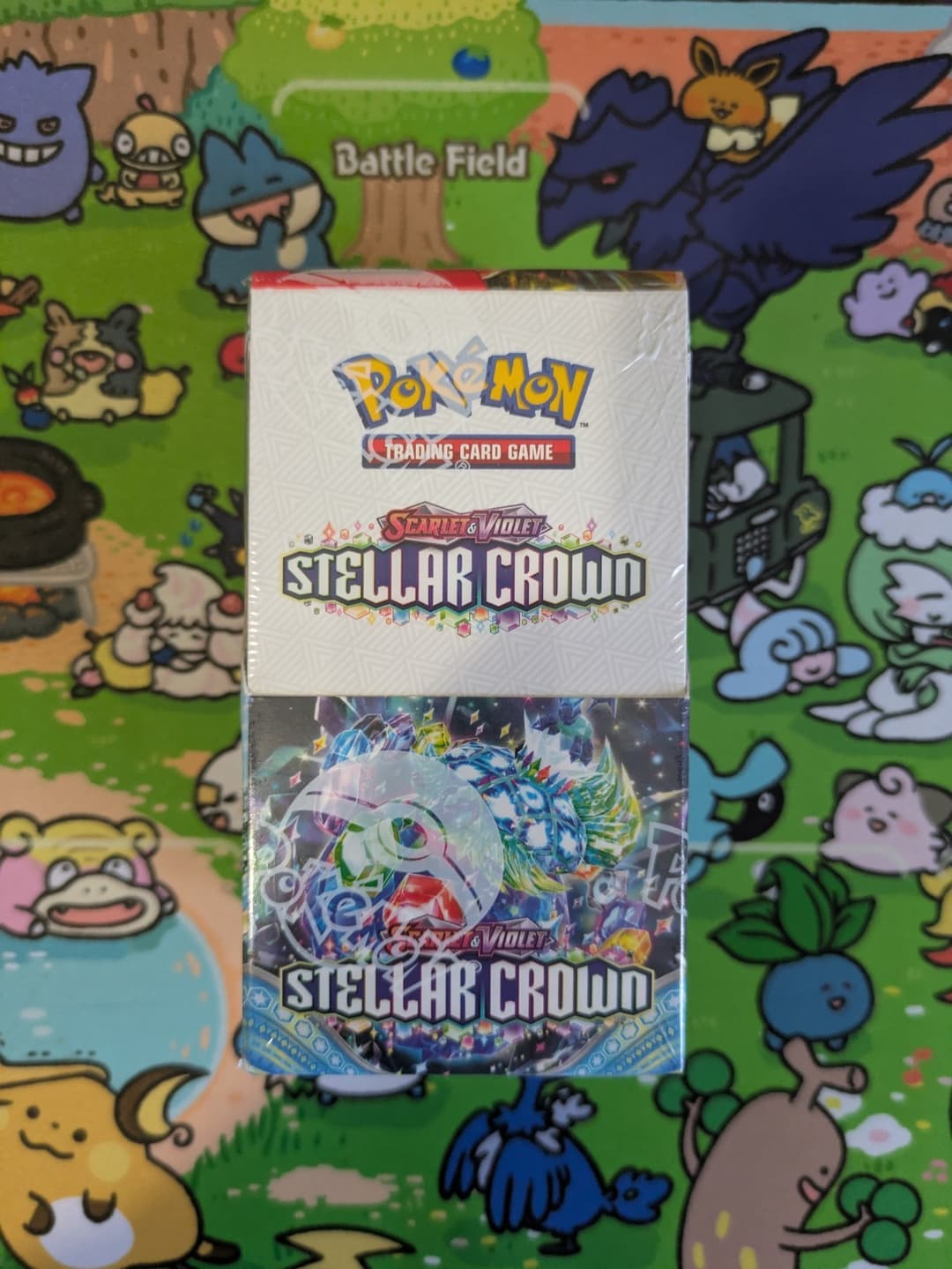 Scarlet & Violet - Stellar Crown - Half Booster Box (18 Packs)  Sealed - SV07 