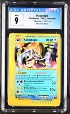 Kabutops Crystal Reverse Holo #150 Skyridge CGC 9 MINT German Pokemon TCG