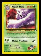 Koga's Muk 26/132 Unlimited Rare Gym Challenge Pokemon Card