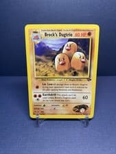 Pokemon TCG Brock's Dugtrio 22/132 Gym Challenge Unlimited Rare English
