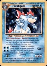 Pokémon Neo Genesis Feraligatr Holo Rare 4/111 2000 Card