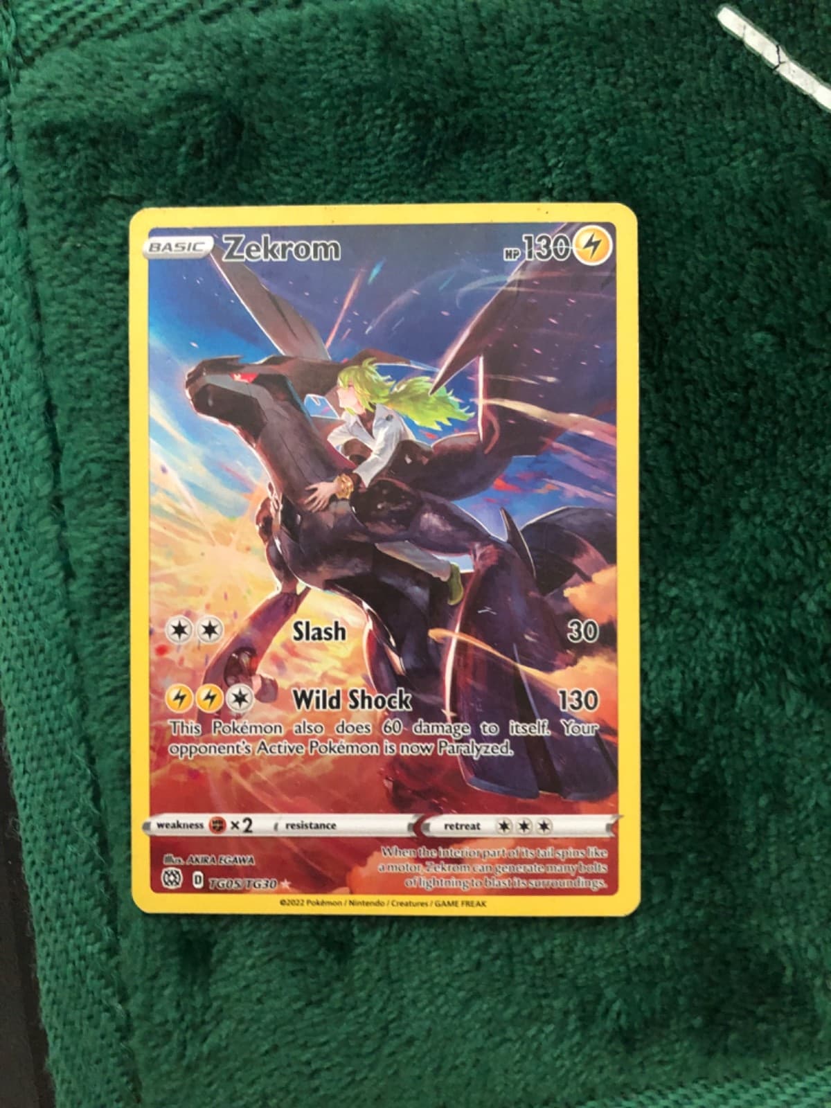 Zekrom TG05/TG30 Swsh09: Brilliant Stars Trainer Gallery Holo