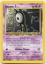 Unown [A] (33) Rare Neo Discovery N2 Psychic Unlimited 33/75 2001 NM
