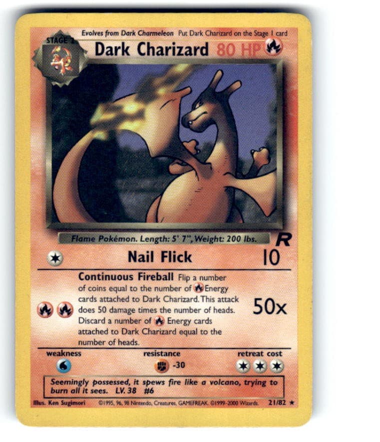 Team Rocket #21/82 Dark Charizard (21)